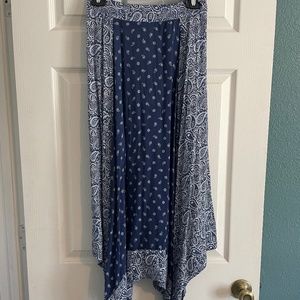 Vintage America Bandanna print handkerchief hem skirt S